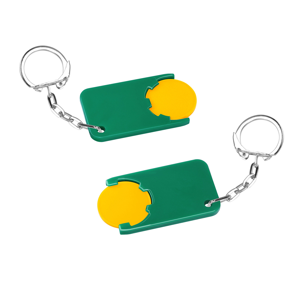 Chiphalter mit 1€-Chip "Beta" - gelb/grün