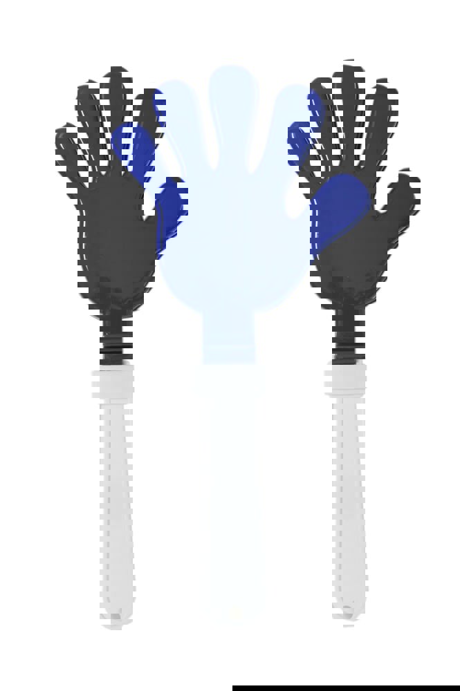 Klapperhand - Weiß/Blau