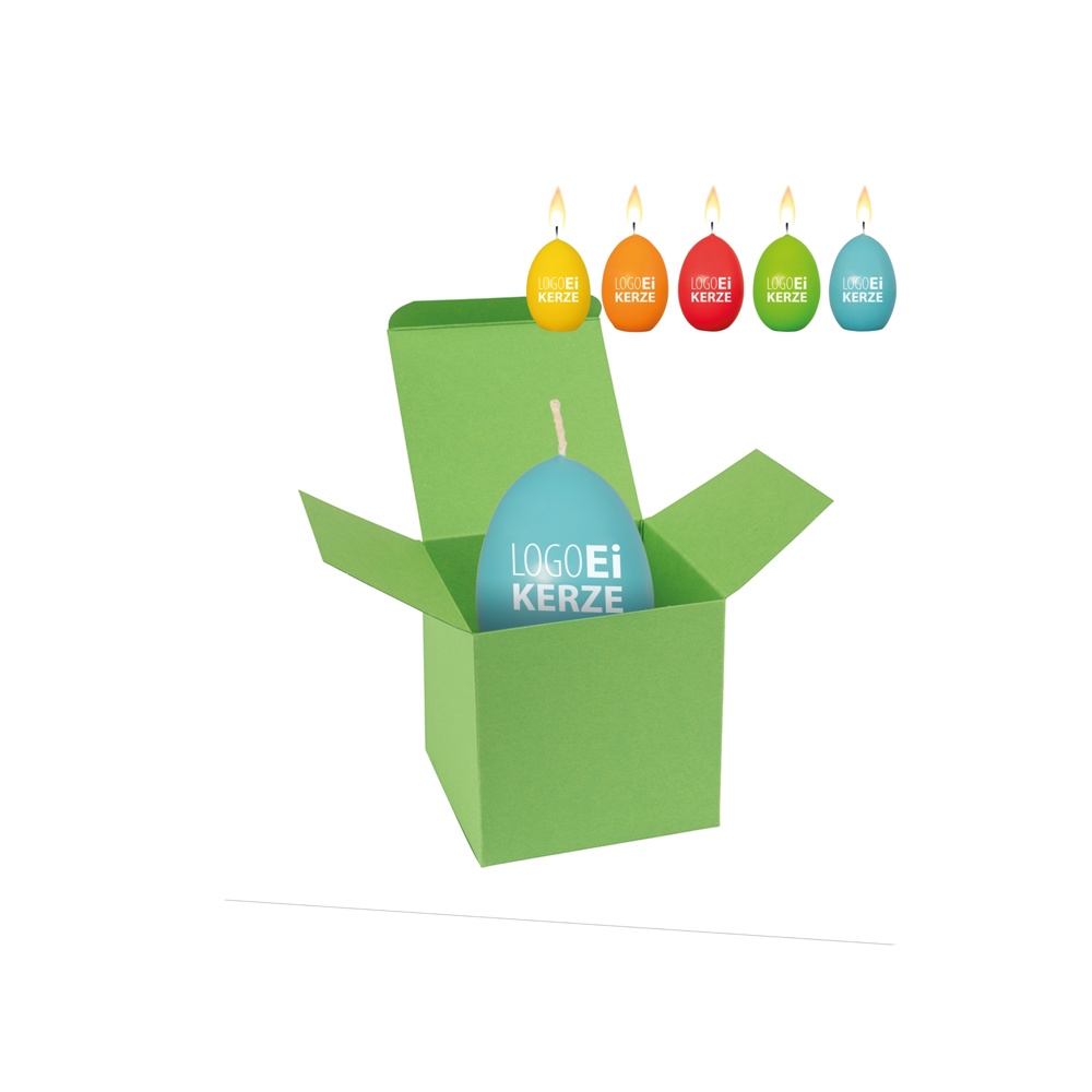 ColorBox LogoEi Kerze - hellgrün