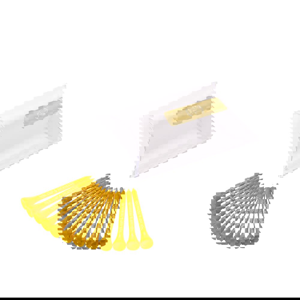 Pillowpack mit 12 Tees 70 mm - Gelb