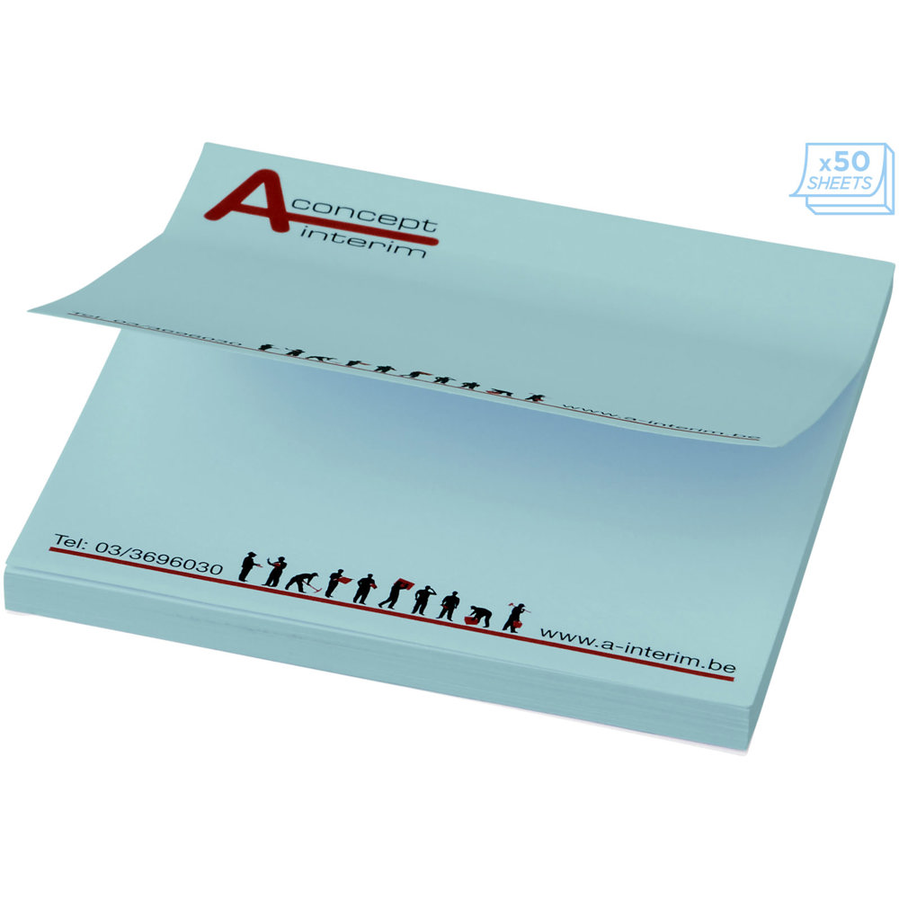 Sticky-Mate® Haftnotizen 75x75 mm - Hellblau