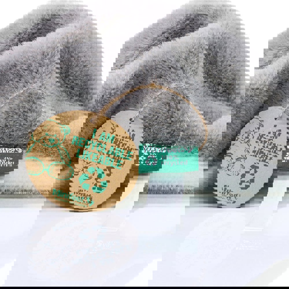 Hundespielzeug RecycelWaschbär, grau, one size