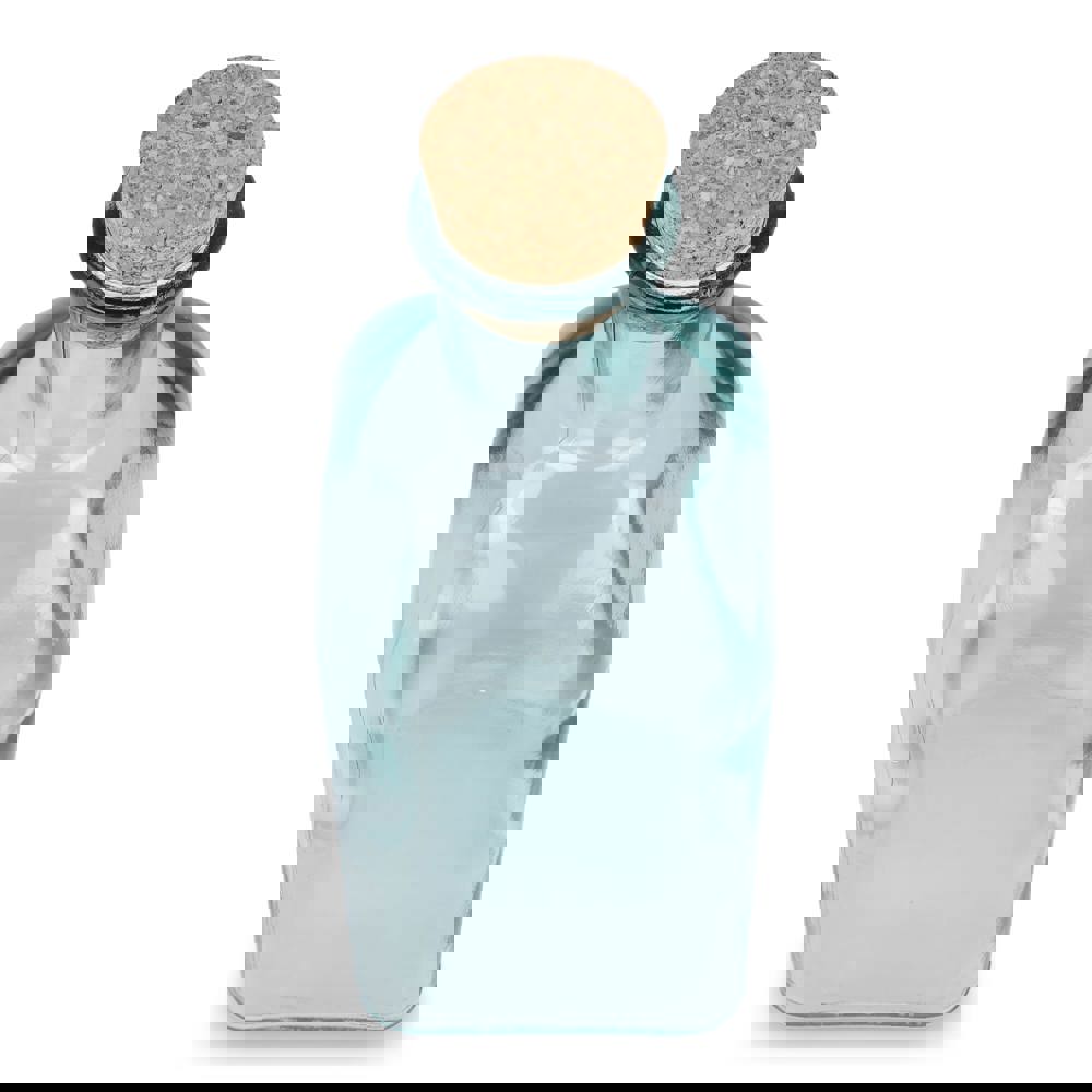 InSideOut Square Recycelte Glaswasserflasche ReuuZ mit Korkverschluss 500ml