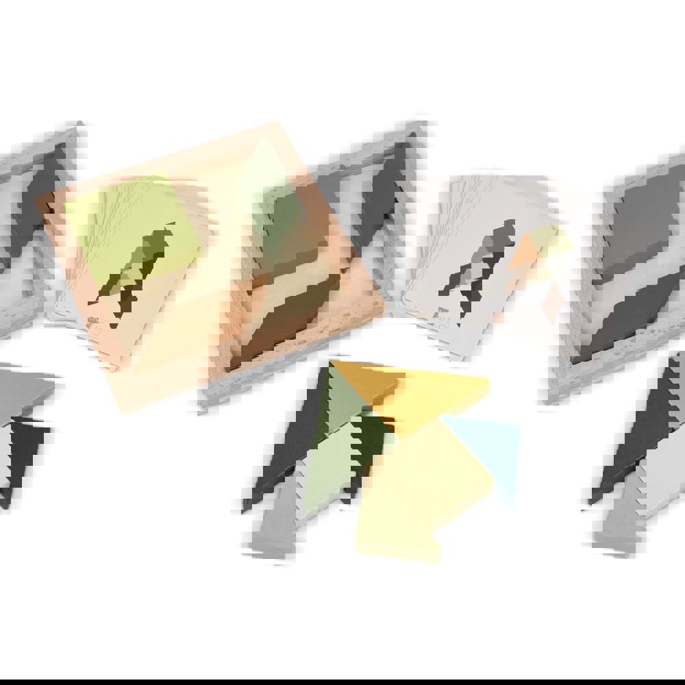 InSideOut Holz-Tangram think IQ puzzle