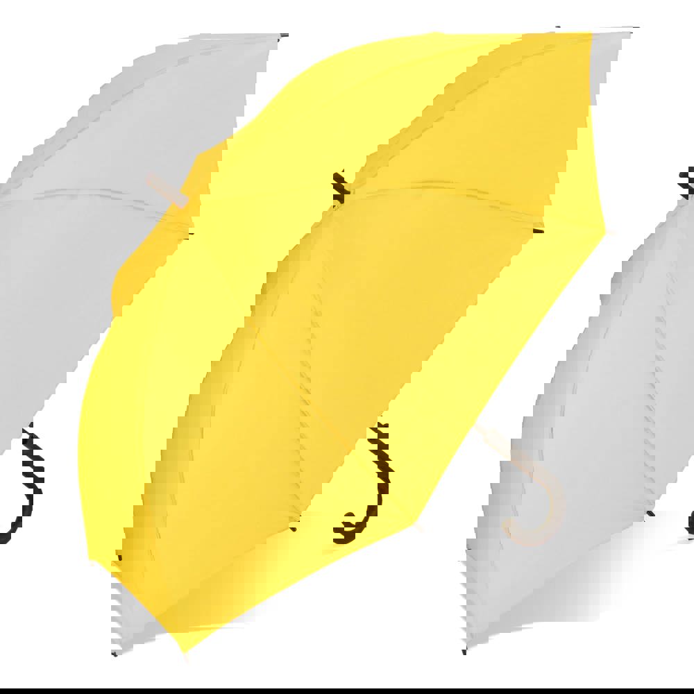 Verdure 190T Pongee 23" windproof Hakenschirm Auto open - Gelb