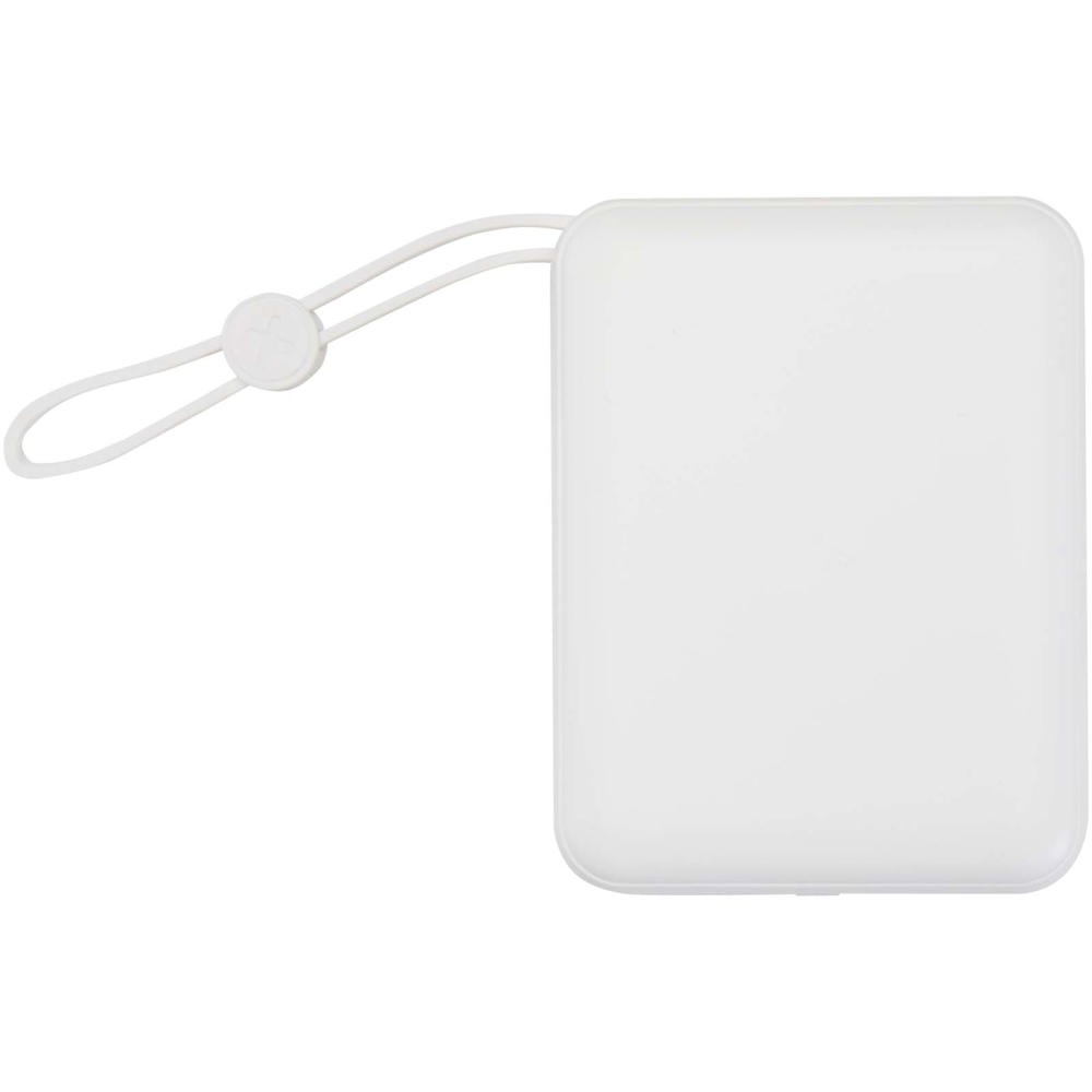 Acrux 35 W 10.000 mAh Tablet Powerbank mit integriertem Typ-C-Kabel aus recyceltem Kunststoff