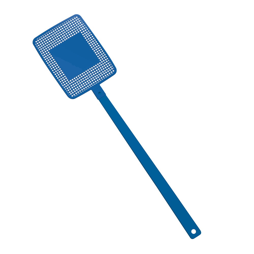 Fliegenklatsche "Rechteck" - blau/blau