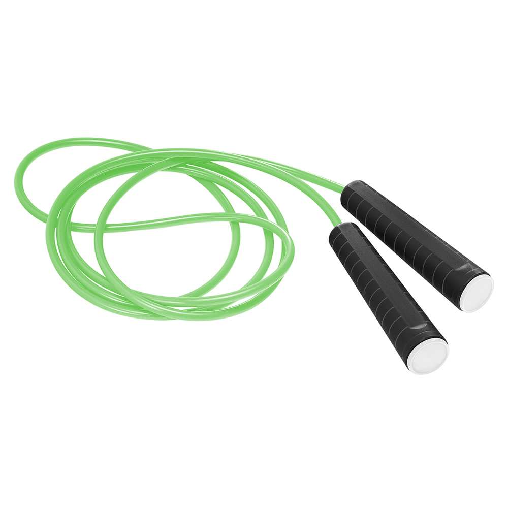 Springseil - schwarz/weiß/neongrün