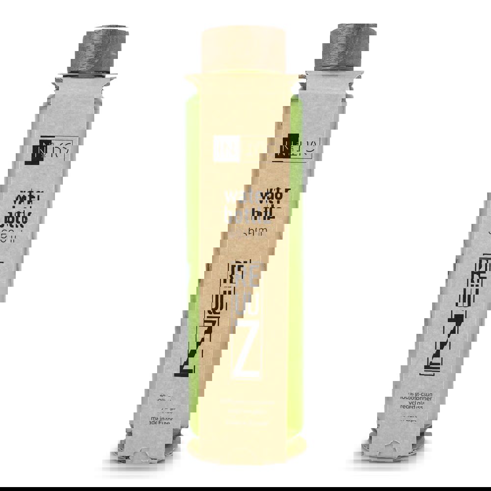 InSideOut Recycelte Glaswasserflasche ReuuZ mit Holzverschluss 650 ml
