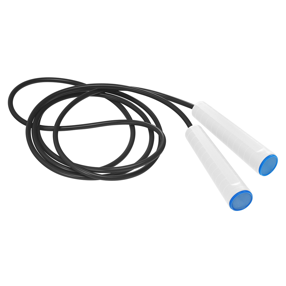 Springseil - weiß/blau/schwarz