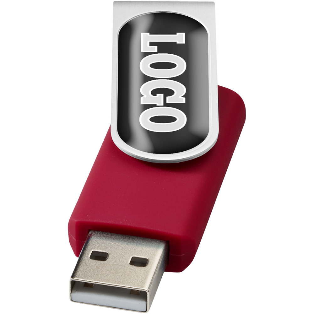 Rotate Doming USB-Stick - Rot