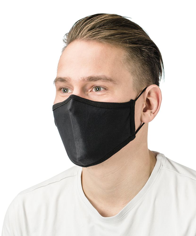 Wiederverwendbare Maske aus Baumwolle und Polyester Riyan