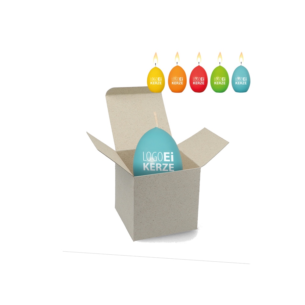 ColorBox LogoEi Kerze - grau