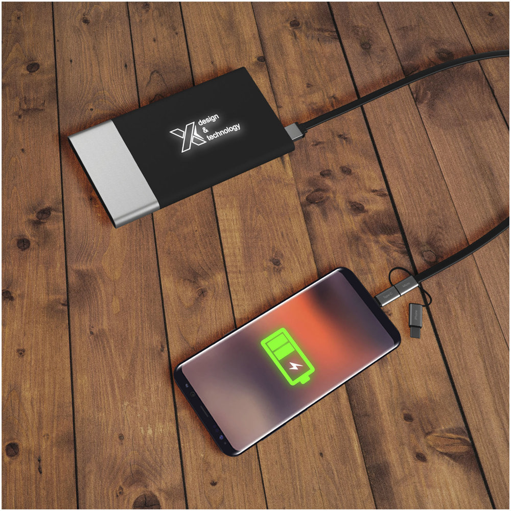 SCX.design P20 5000 mAh Powerbank mit Leuchtlogo