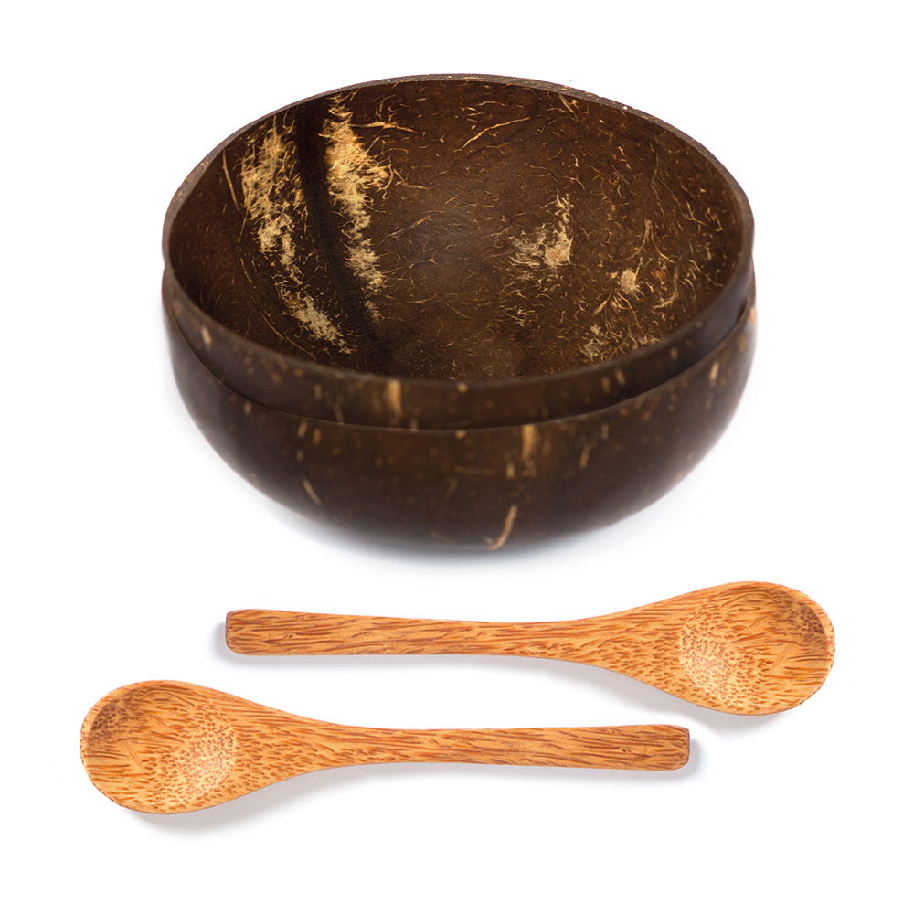 Kokosnuss-Schalen-Set – Cocoa