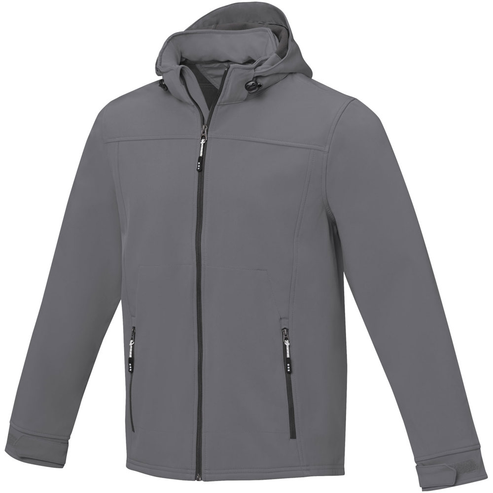 Langley Softshelljacke für Herren - stahlgrau