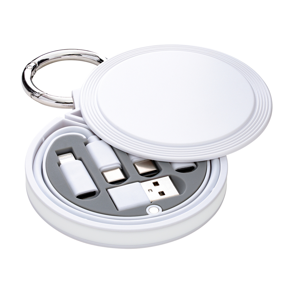 6-in-1 Ladekabel REEVES-myCONVERTICS - Weiß