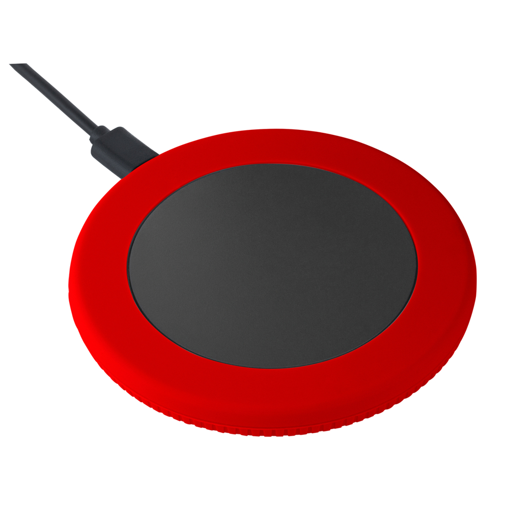 Wireless Charger REEVES-myMATOLA - rot, schwarz