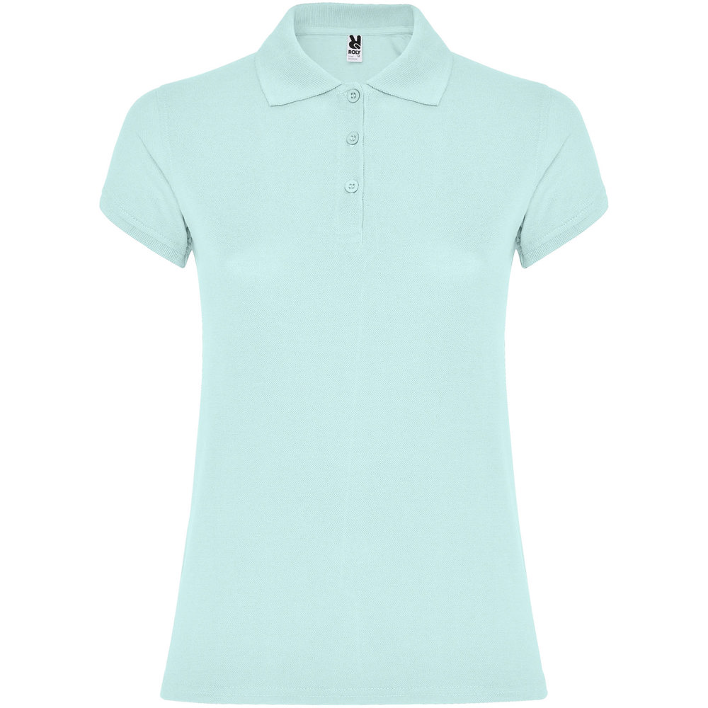 Star Poloshirt für Damen - mintgrün