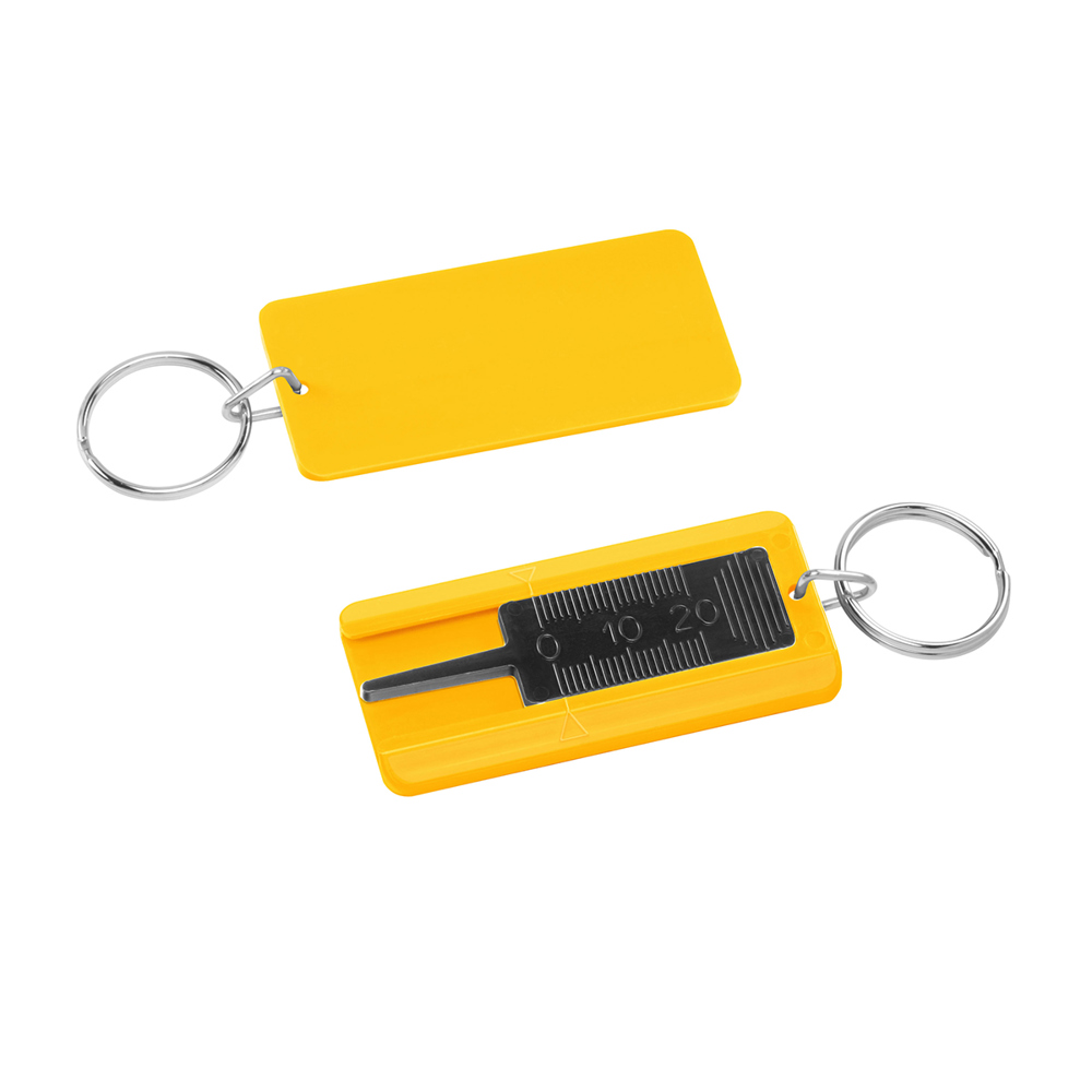 Reifenprofiltiefenmesser - schwarz/gelb