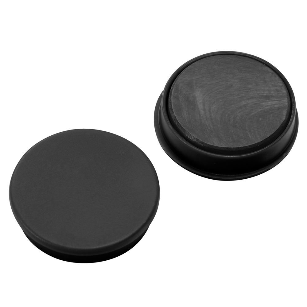 Magnet, rund - schwarz