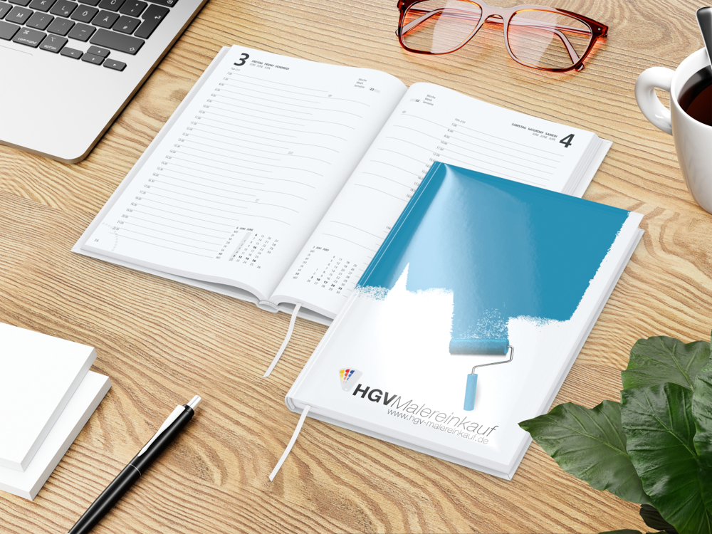 Tageskalender Basic, glänzend