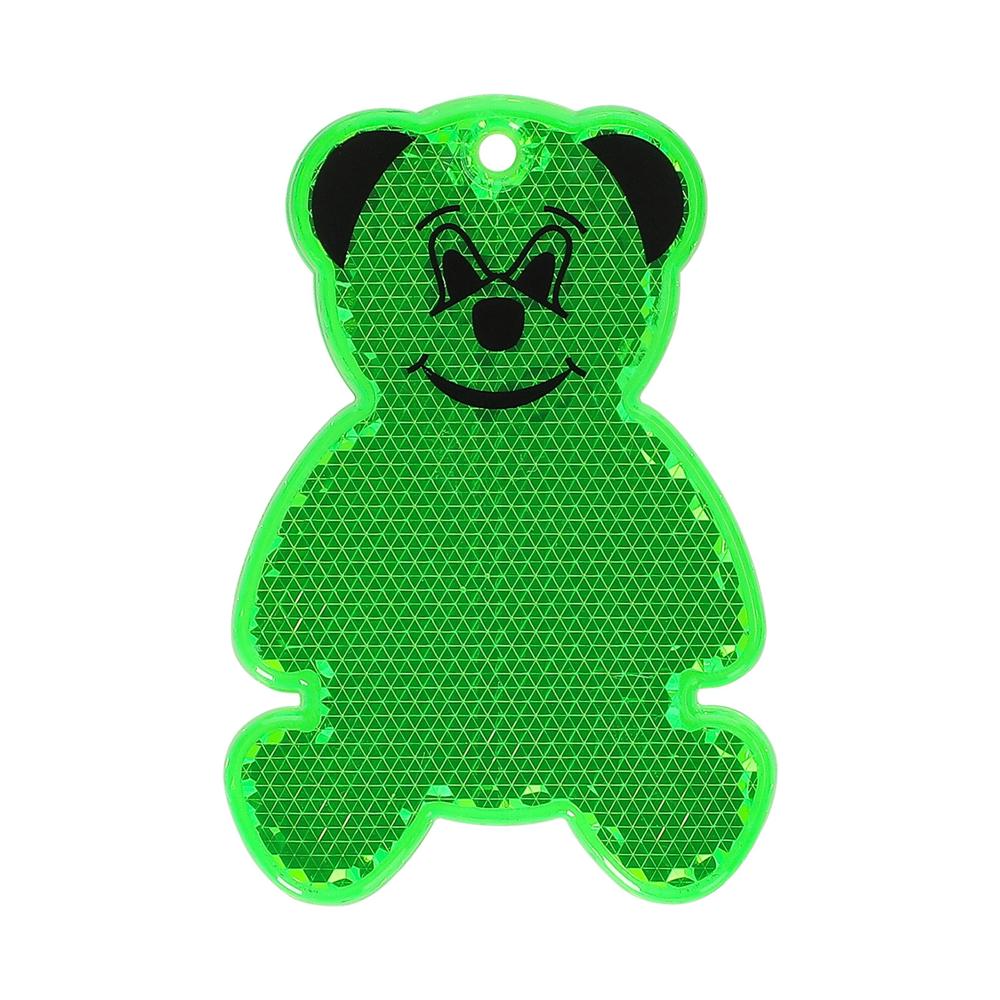 Reflektor "Bär" - transparent-grün