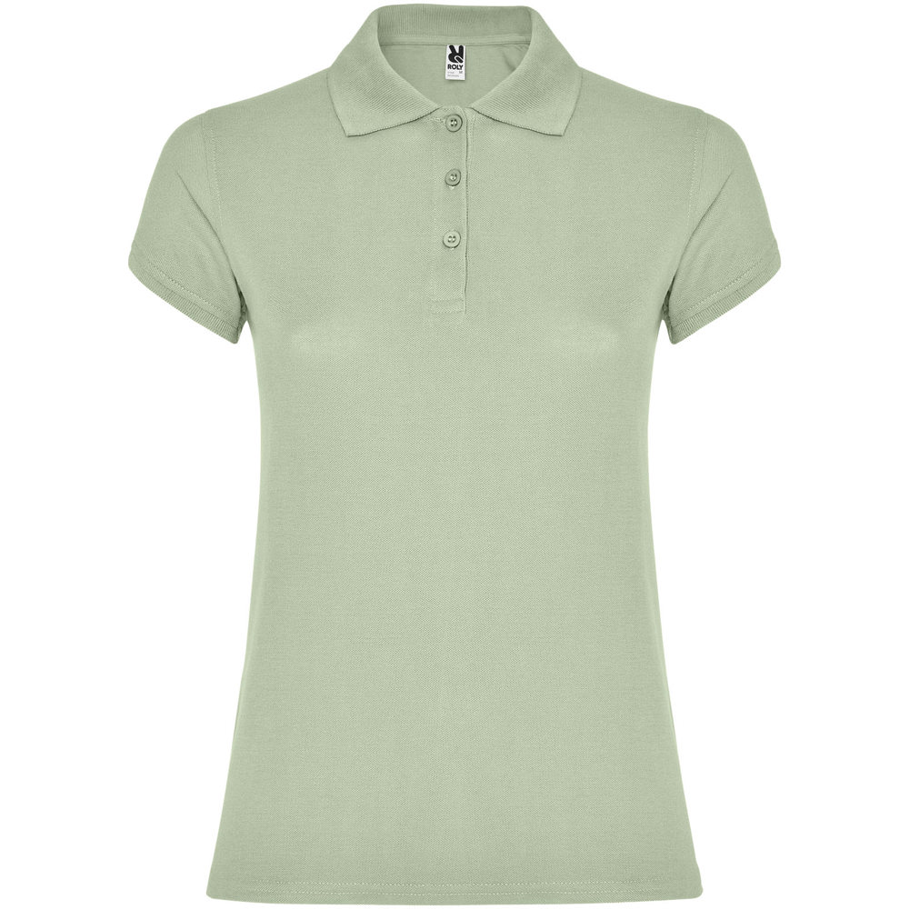 Star Poloshirt für Damen - nebelgrün