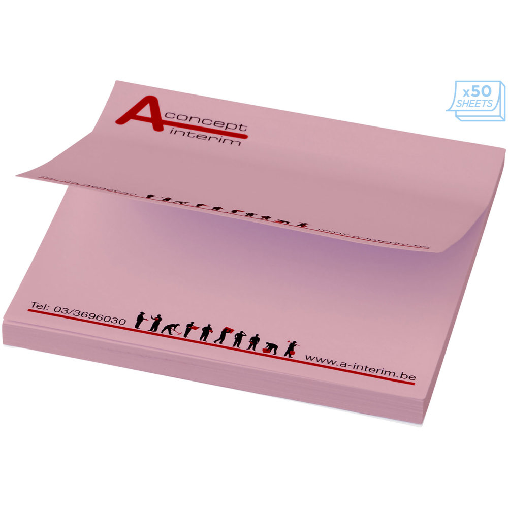 Sticky-Mate® Haftnotizen 75x75 mm - hellrosa