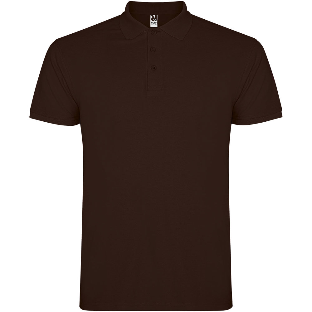 Star Poloshirt für Herren - schokolade