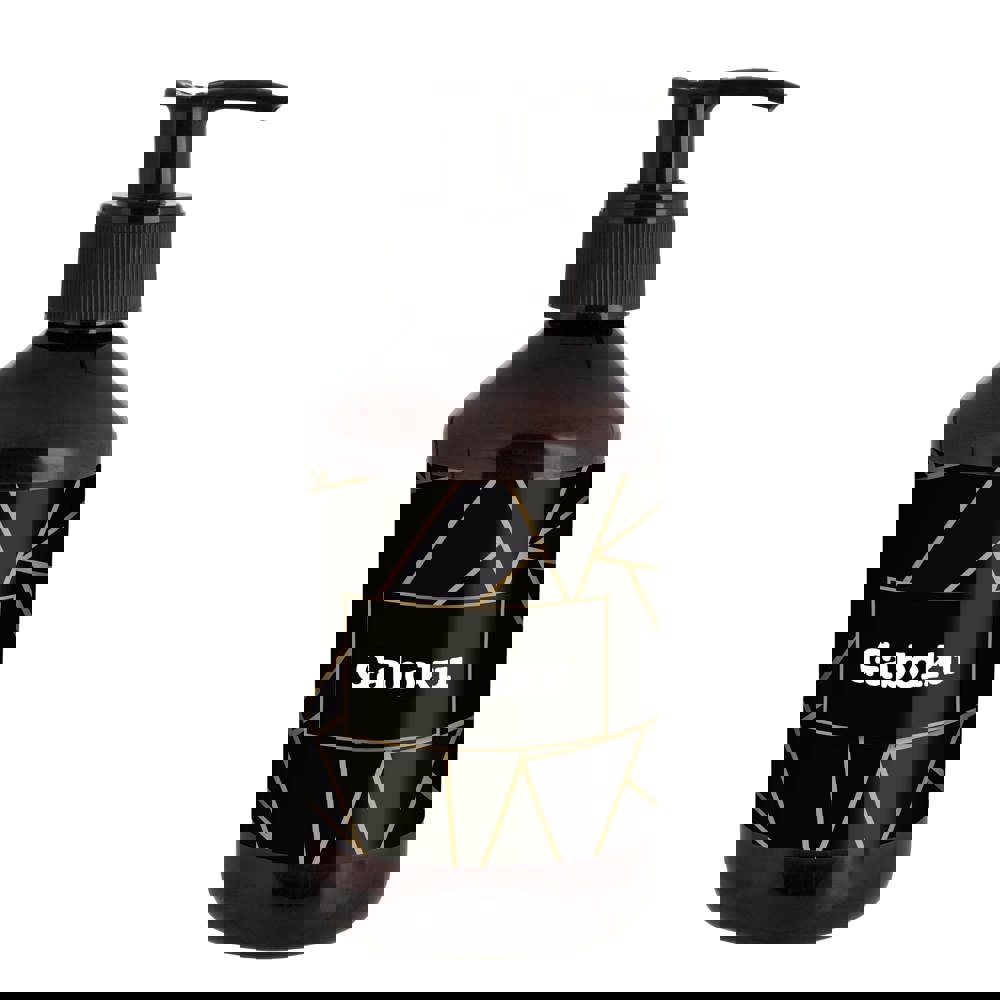 Handseife in einer Apotheke-Flasche