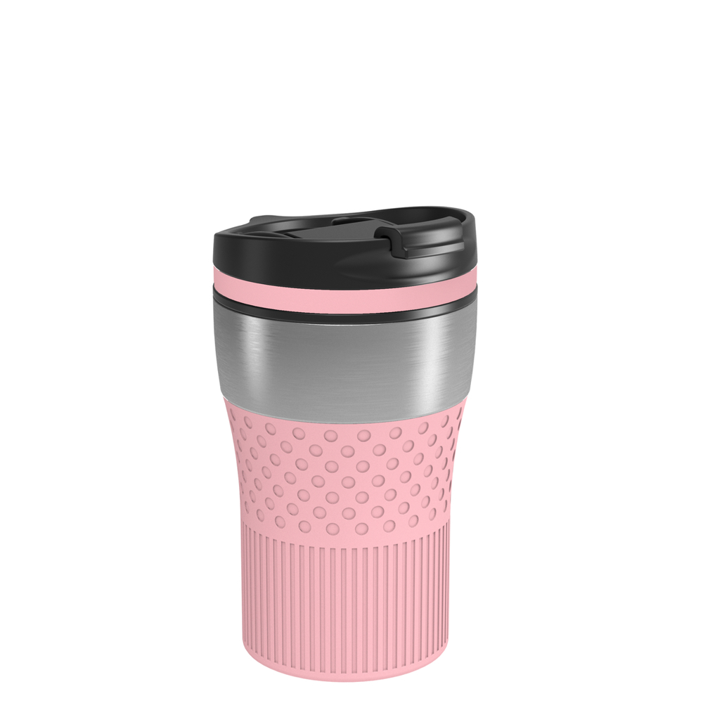 Thermobecher RETUMBLER-BAYAMO CORPORATE - silber, hellmagenta, rose
