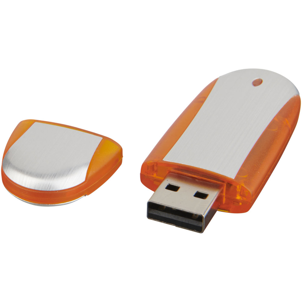 Memo USB-Stick - orange, silber