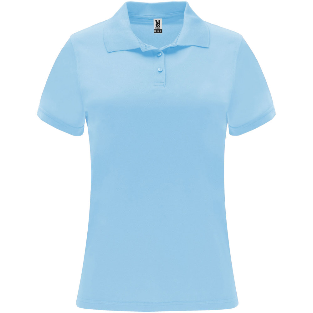 Monzha Sport Poloshirt für Damen - himmelblau