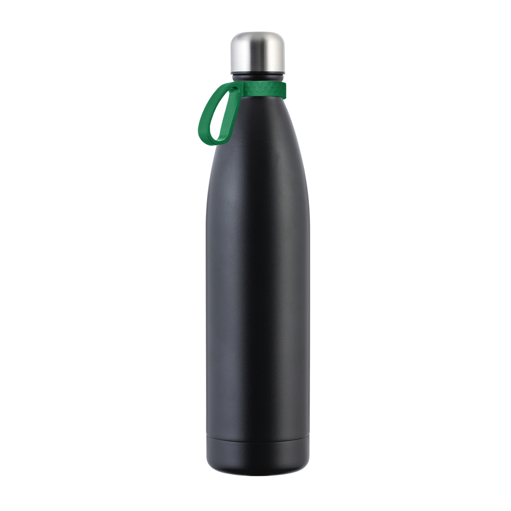Thermotrinkflasche RETUMBLER-NIZZA XXL - grün, schwarz, silber