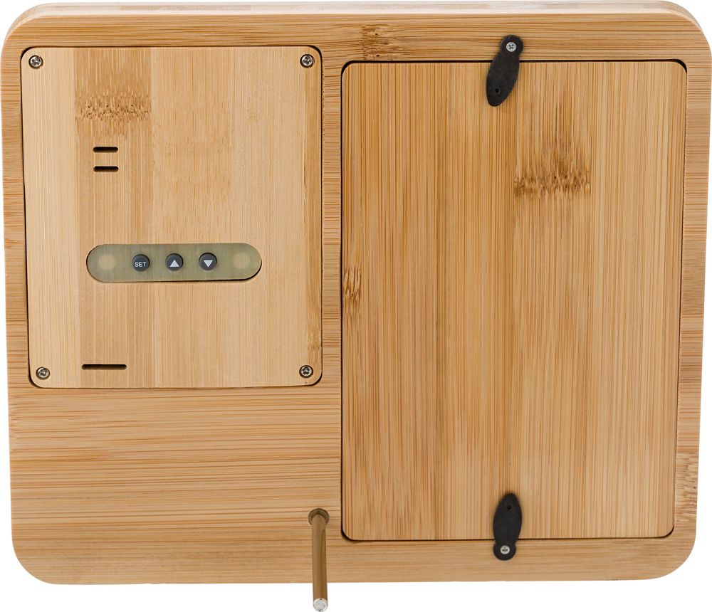 Wetterstation aus Bambus Colton