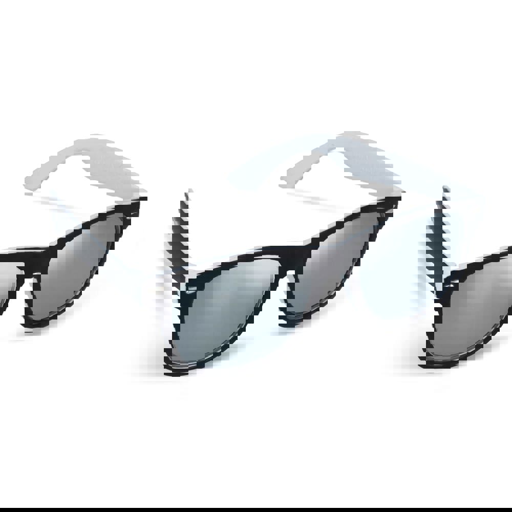 Sonnenbrille Tate Spiegel Glas UV400 - Weiss