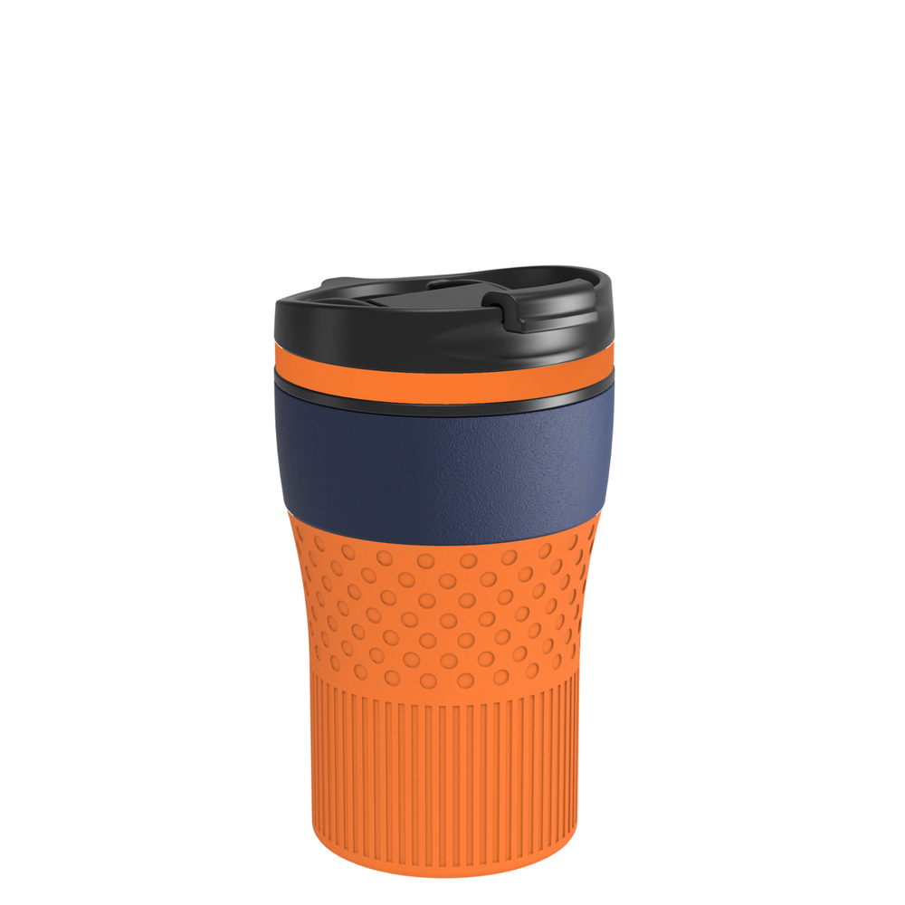 Thermobecher RETUMBLER-BAYAMO CORPORATE - orange, marineblau, schwarz