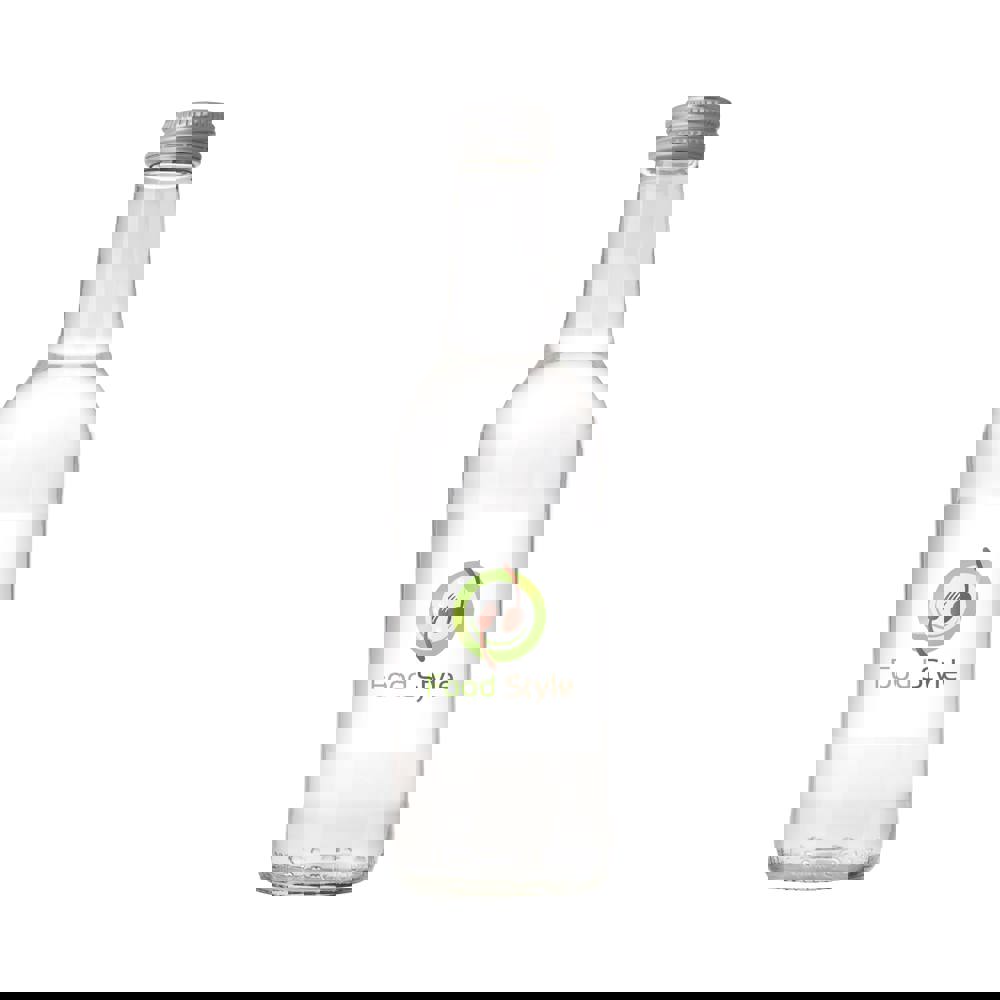 Glasflasche mit 330 ml Quellwasser