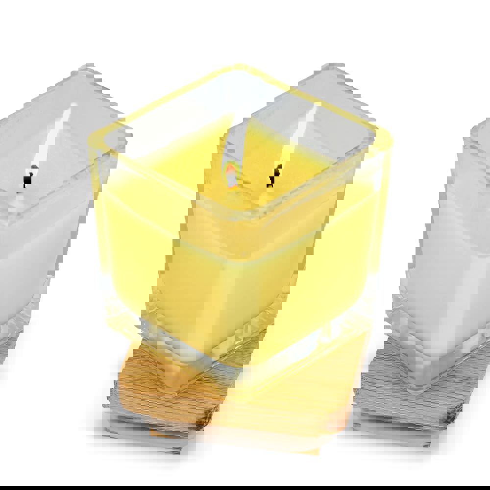 Chakra Kerze auf pflanzlicher Basis im Glasgefäß