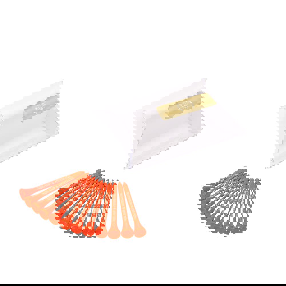 Pillowpack mit 12 Tees 70 mm - neon orange