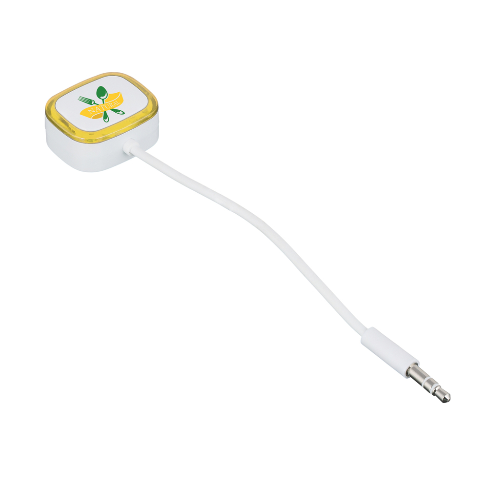 Audio-Splitter COLLECTION 500 - weiß, gelb / gelb