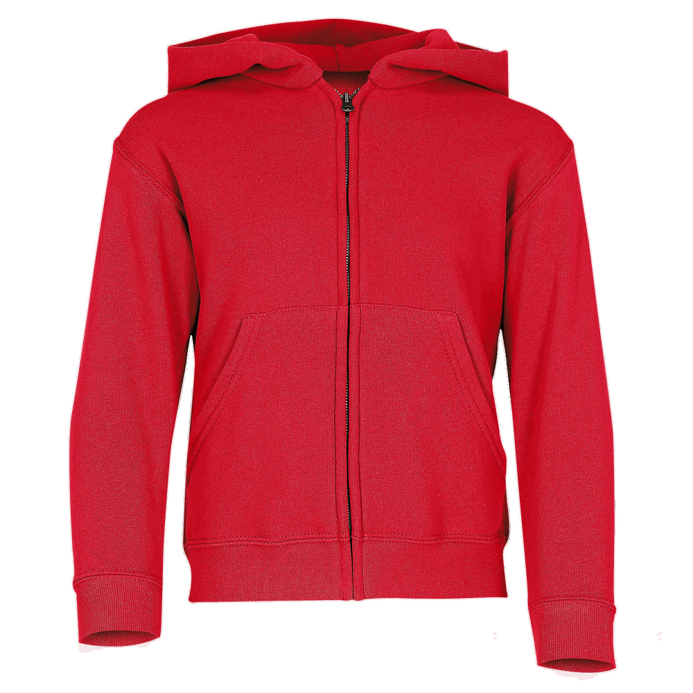 620450 - Kids Classic Hooded Sweat Jacket - rot