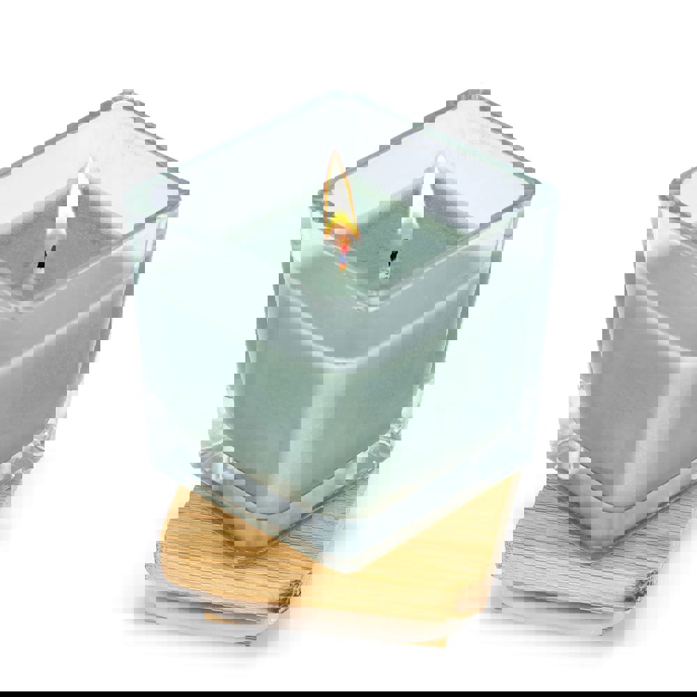 Chakra Kerze auf pflanzlicher Basis im Glasgefäß