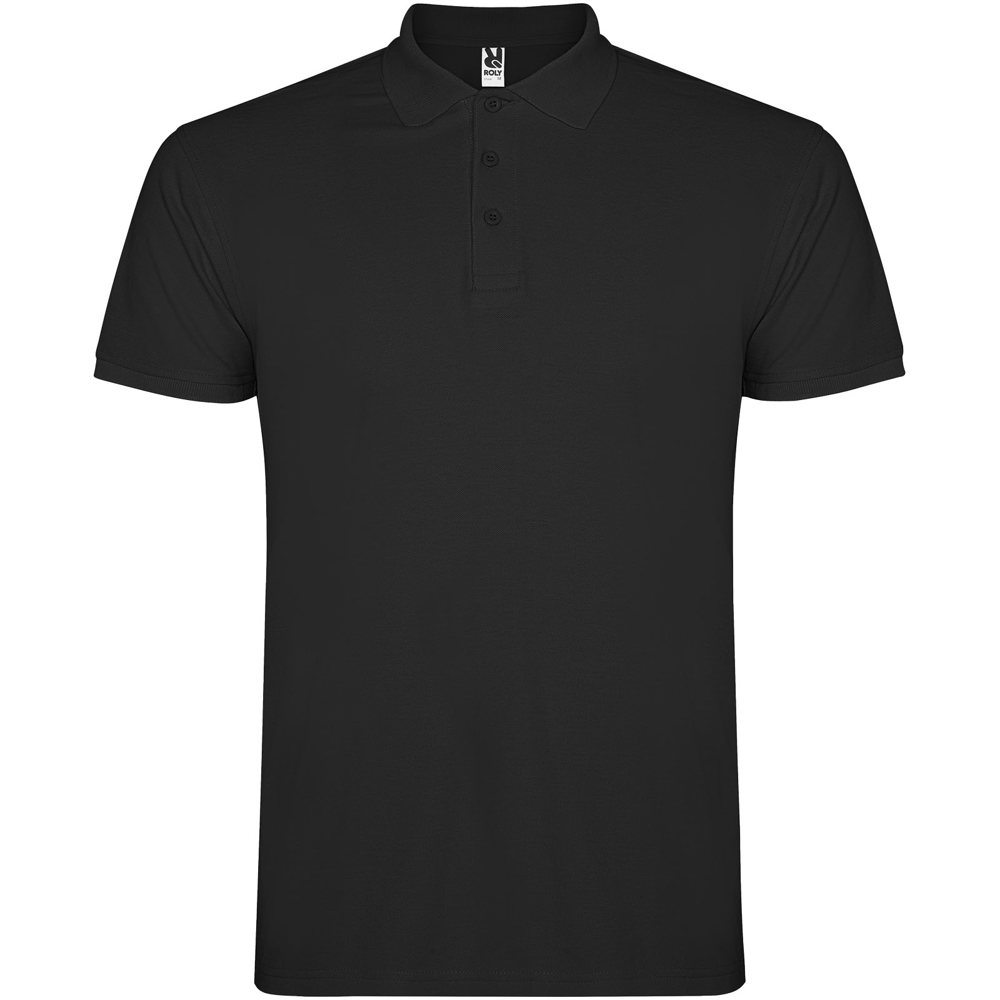 Star Poloshirt für Herren - schwarz
