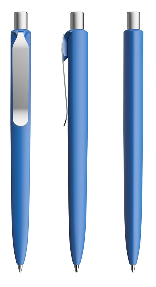 Prodir DS8 PSR Soft Touch Metal Clip - True Blue R54 Soft Touch