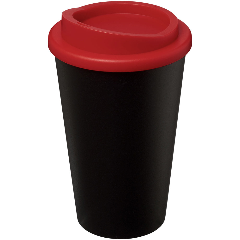 Americano® 350 ml Isolierbecher - rot, schwarz
