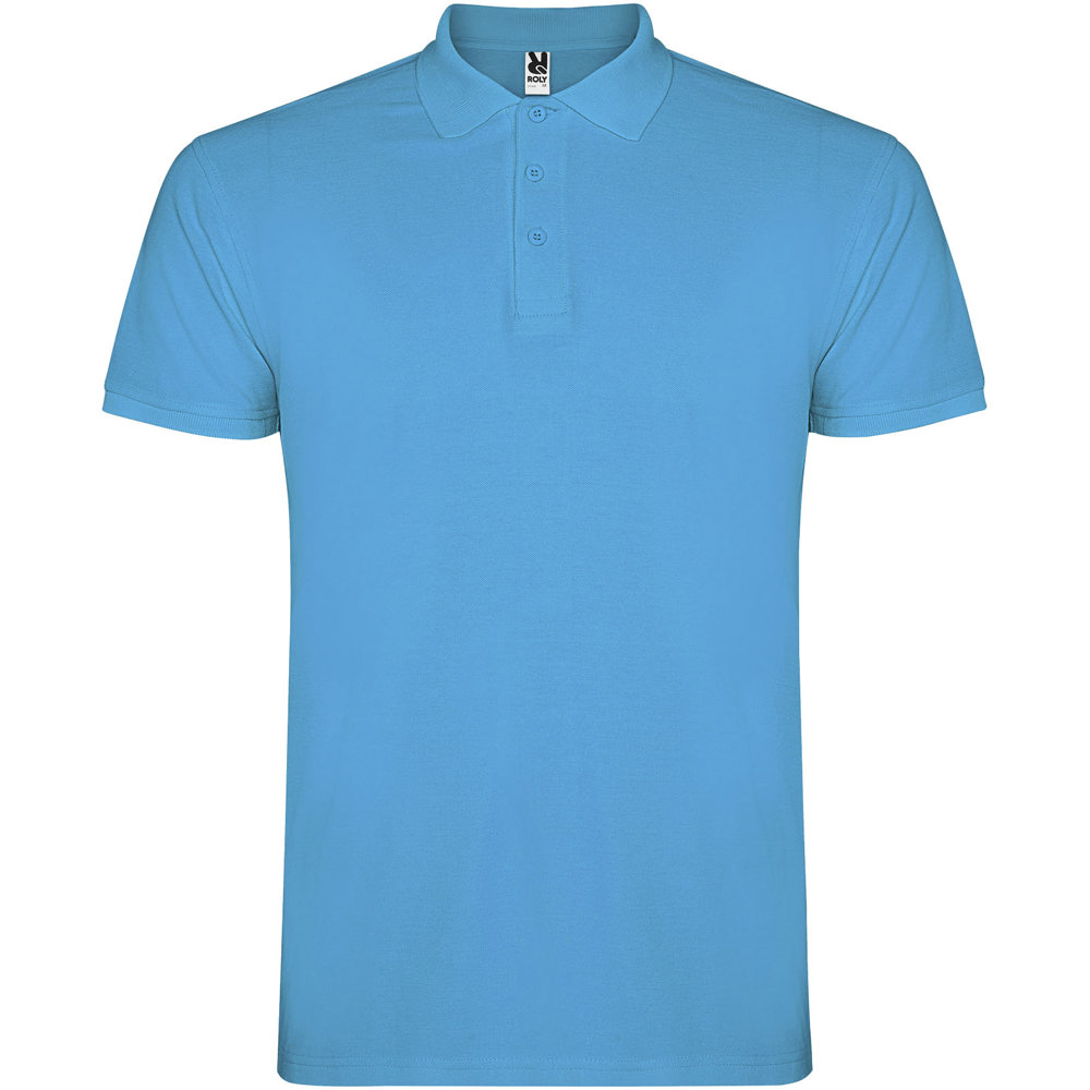 Star Poloshirt für Herren - türkis