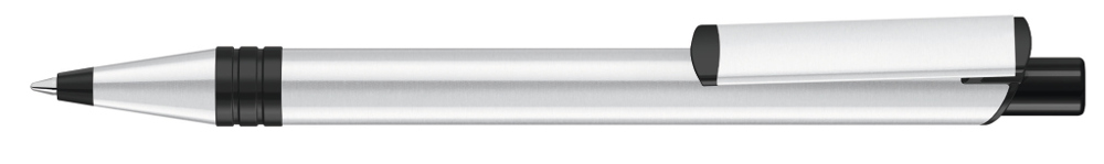 RECYCLED PET PEN ALUMA - schwarz