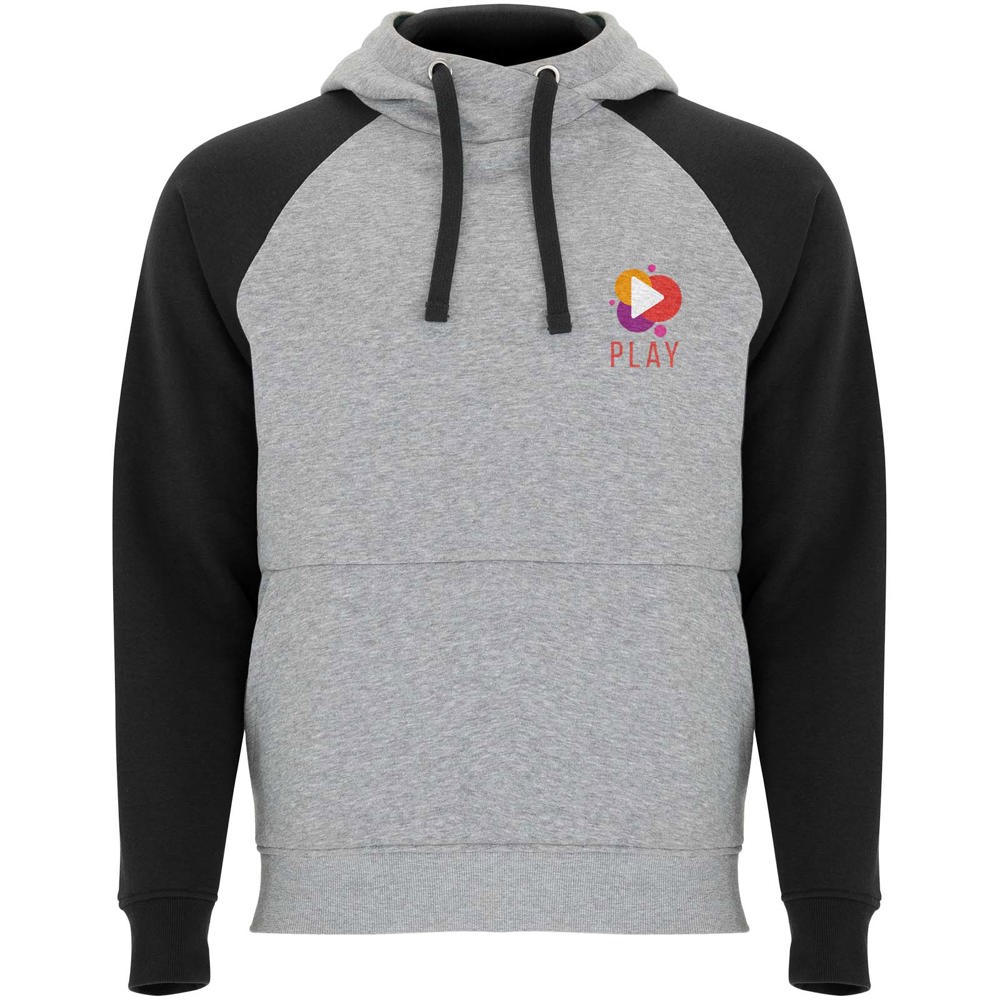 Badet zweifarbiger Kapuzenpullover Unisex